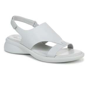Naturalizer Lillian Mist Grey Leather Slingback Sandals